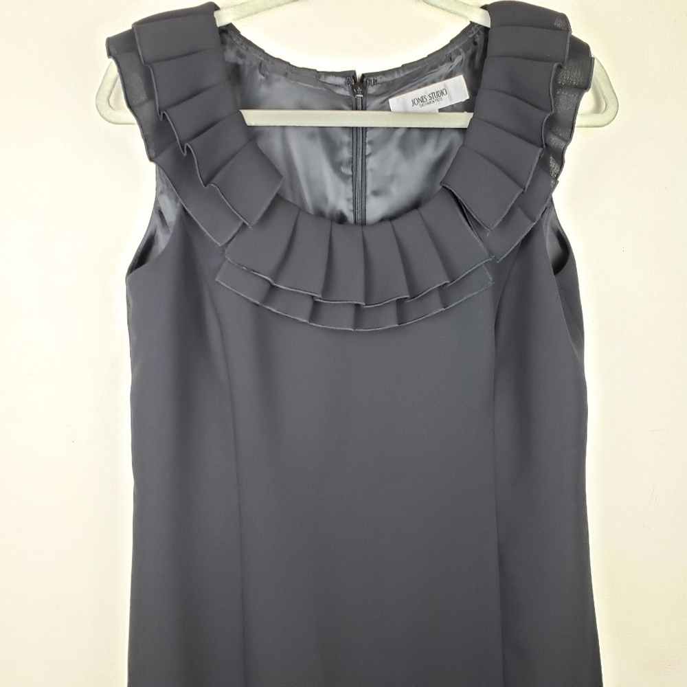 Jones Studio Sleeveless Black Dress
